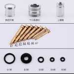 트리플 스플리터 밸브 스위치 샤워 믹서 스위치 욕조 욕실 전환 밸브의 그림