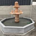 빌라 대리석 분수의 그림