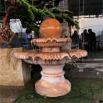 빌라 대리석 분수의 그림