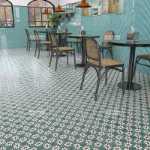 천연 대리석 돌 모자이크 타일의 그림