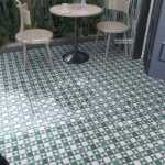 천연 대리석 돌 모자이크 타일의 그림