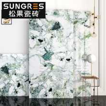 연한 녹색 고급 석재  타일 750 1500의 그림