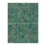 녹색 고급 석재  벽 타일 750 1500MM의 그림