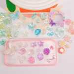 크림 접착제 DIY 소재 수제 입체 스티커 귀여운 수지 액세서리 장식 구 카드 어린이 휴대 전화 쉘 헤어 액세서리의 그림