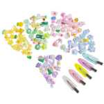 크림 접착제 DIY 소재 수제 입체 스티커 귀여운 수지 액세서리 장식 구 카드 어린이 휴대 전화 쉘 헤어 액세서리의 그림