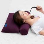 메밀 껍질 목 한약 경추를 복구하는 경추 특수 교정 원통형 건강 베개 경추 척추증 개선 경추 베개의 그림