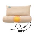 메밀 껍질 목 한약 경추를 복구하는 경추 특수 교정 원통형 건강 베개 경추 척추증 개선 경추 베개의 그림