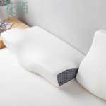 나비 메모리 베개 나비 메모리 폼 베개 슬로우 리바운드 나비 베개 경추 수면 보조 학생 싱글 베개 코어의 그림