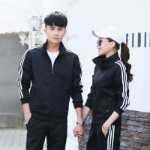 남성 스포츠웨어 봄과 가을 여성 재킷 니트 통기성 탑 재킷 캐주얼 느슨한 스웨터 트렌드 봄 의류의 그림