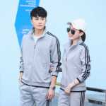 남성 스포츠웨어 봄과 가을 여성 재킷 니트 통기성 탑 재킷 캐주얼 느슨한 스웨터 트렌드 봄 의류의 그림