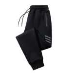 클리어런스는 봄, 가을, 겨울 캐주얼 긴 바지의 대외 무역 꼬리 상품 스포츠 바지 남성 느슨한 큰 야드 작업복 트렌드의 누출을 포착합니다.의 그림