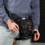 허리 가방의 그림