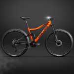 필립 소프트 테일 산악 자전거 자전거 성인 오프로드 듀얼 쇼크 시프팅 자전거 남성 여성 청소년 레이싱의 그림