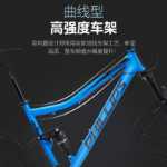 필립 소프트 테일 산악 자전거 자전거 성인 오프로드 듀얼 쇼크 시프팅 자전거 남성 여성 청소년 레이싱의 그림