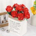 장미  튤립 꽃 다발의 그림