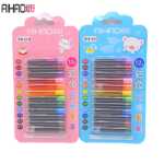 취미 만년필 학생 잉크 갤러리 연습 서예 지울 수있는 콤보 세트 교체 가능한 잉크 캡슐 예술 작품 소녀 난초 도자기 학생 문구 학용품의 그림