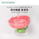 장미 애완 동물 신선한 꽃 고양이 그릇 높이 향상 경추 보호 안티 블랙 턱 공급 피더 그릇과 함께의 그림