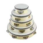 탬버린 댄스 소품 악기 어린이 탬버린 유치원 오르프 웨이 시험 학년 특별 신장 종 드럼 링의 그림