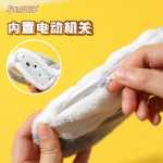 소녀를위한 사카 반 도미 전기 봉제 움직이는 장난감 점프 봉제 인형 인형 생일 선물의 그림