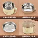 304 스테인레스 스틸 도시락 작업 학생 특별 밥 그릇 패스트 푸드 컵 쌀 분지 매점 재생 밥 그릇 도시락 여성의 그림