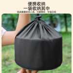 아웃도어 냄비 및 프라이팬캠핑 조리기구주전자프라이팬휴대용 필드 스토브캠핑 커트러리냄비 및 프라이팬 세트용품 세트의 그림