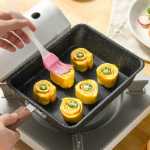 타마고야키 일본식 사각 비접착 비접착 두꺼운 계란 야키소바 아침 식사 팬 오믈렛 홈 프라이팬 팬 팬 팬의 그림