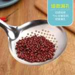 안티 스케일 스테인레스 스틸 주걱 수프 스푼 조리기구 세트 두꺼운 드롭 주방 용품 비 스틱 가정용 프라이팬 조합의 그림