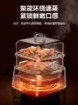 네팔 기선 전기 기선 스테인레스 스틸 가정용 기선 기선 밥솥 다기능 아침 식사 기계 지능형 예약의 그림