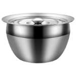 뚜껑이있는 스테인리스 스틸 오일 냄비 라드 캔 가정용 오일 드럼 주방 오일 용기 양념 항아리 상업용 오일 캔 쿼터의 그림