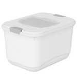 쌀통 주방 밀폐형 20kg 쌀 상자 방충 방습 쌀 보관 상자 밀가루 저장 용기 가정용 로딩 쌀 항아리의 그림