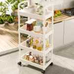 트롤리 선반의 그림