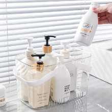 투명 휴대용 목욕 바구니의 그림