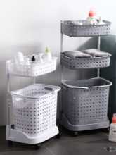 더러운 옷 바구니 가정용 더러운 옷 바구니 욕실 더러운 옷 보관 바구니 세탁 바구니 욕실 선반 세탁 바구니의 그림