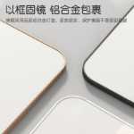 전신 드레싱 거울 벽 스티커 셀프 스틱 벽걸이 홈 벽 피팅 기숙사 학생 매달려 문 거울 침실 문 거울의 그림