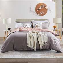 고급 빌라 침실 장식의 그림