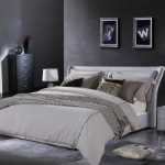 고급 빌라 침실 장식의 그림