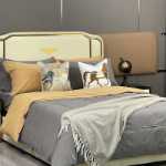 홈 패션  코튼 침구의 그림