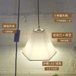 방 장식 전구 침실 기숙사 교수형 램프 플러그인 기숙사 야간 조명 침대 임대 집 주변 조명 상단 이층 교수형 조명의 그림