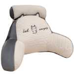 라텍스 침대 머리 쿠션 소프트 패키지 요추 쿠션 베개 큰 등받이 임신 소파 베개 기숙사 침대 독서 베개 여름의 그림