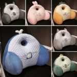 여름 아이스 콩 요추 쿠션 요추 베개의 그림