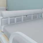 대학 기숙사 대 머리 쿠션의 그림