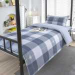 대학 기숙사 침대 3 피스 세트 코튼의 그림