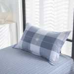 대학 기숙사 침대 3 피스 세트 코튼의 그림