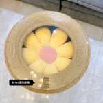 타이어 커피 테이블 오래된 타이어 창의적인 화장 테이블 재료 키트 흰색 꼬기 수제 DIY 커피 테이블 수제 반제품의 그림