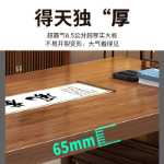 홈 오피스 쓰기 책상 페인팅 케이스 서예 페인팅 중국어 서예 테이블 로그를위한 새로운 중국식 원목 책상 및 의자 조합의 그림