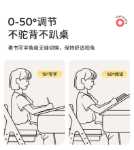 아름다운 어린 시절 어린이 연구 테이블 초등학생을위한 단단한 나무 책상 가정용 쓰기 테이블은 테이블 의자 세트를 들어 올릴 수 있습니다.의 그림