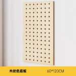 작은 구멍 보드 벽 선반 단단한 나무 보드 DIY 벽 디스플레이 선반 나무 칸막이 보관 벽 책장의 그림