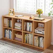 책장 선반 바닥 책장 가정용 보관 캐비닛 다층 무료 조합 보관 캐비닛 8 개의 캐비닛 짧은 격자 캐비닛의 그림