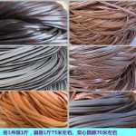 등나무 가구 액세서리 DIY 수제 재료 의자 플라스틱 PE 짠 등나무 라운드 텅 플랫 시뮬레이션 조각 공장 직접 판매의 그림