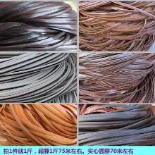 등나무 가구 액세서리 DIY 수제 재료 의자 플라스틱 PE 짠 등나무 라운드 텅 플랫 시뮬레이션 조각 공장 직접 판매의 그림